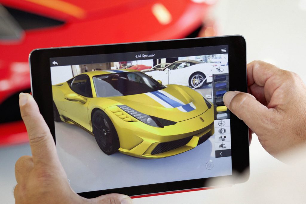 Ferrari AR Showroom App