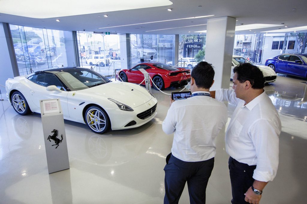 Ferrari AR Showroom App