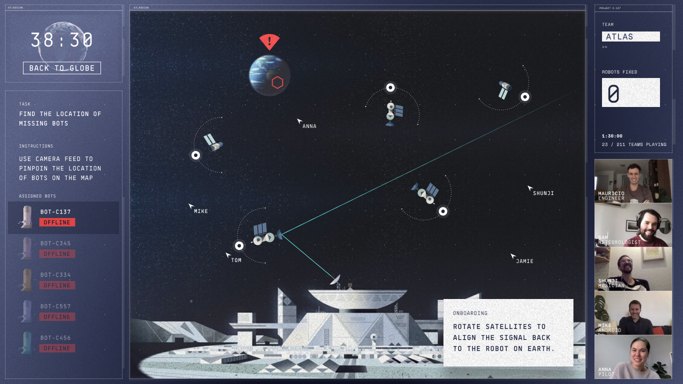 Atlasian Odity Team Building App